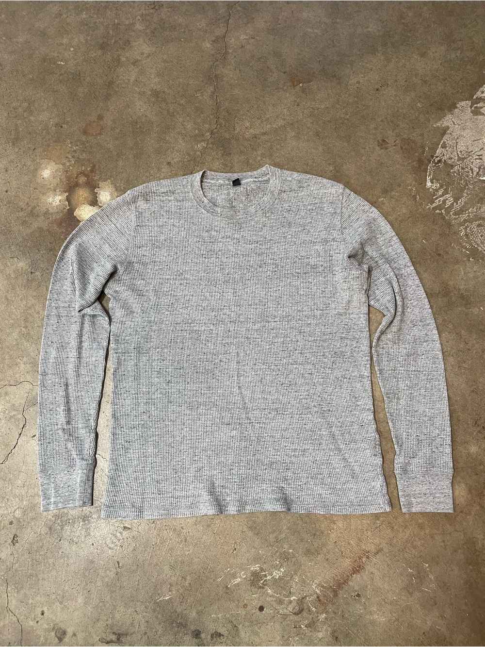 Uniqlo Long Sleeve Waffle Knit Thermal Shirt